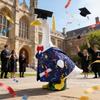 Гусиный наряд для выпускного 2026 года: Смешной набор: шапочка и мантия выпускника
