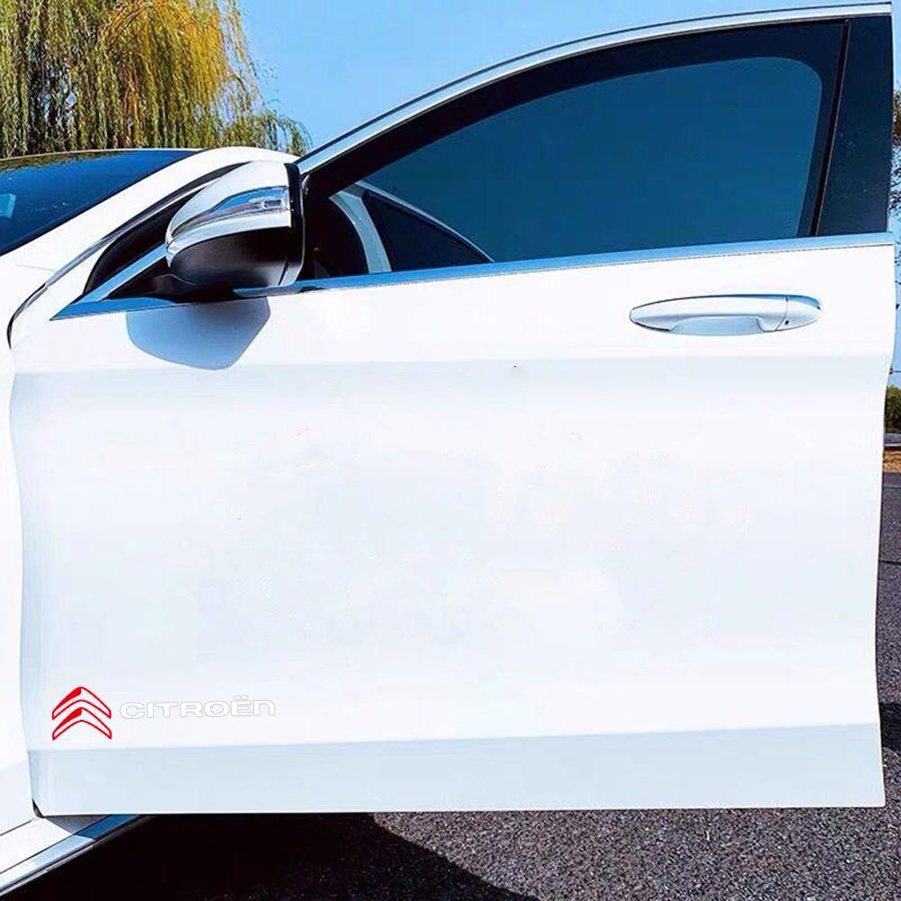 2PC Car Vinyl Sticker Body Trunk Decoration Sticker Decal Accessories For Citroen C1 C2 C3 Grand C4 Picasso C4L VTS C-ELYSEE DS alg123