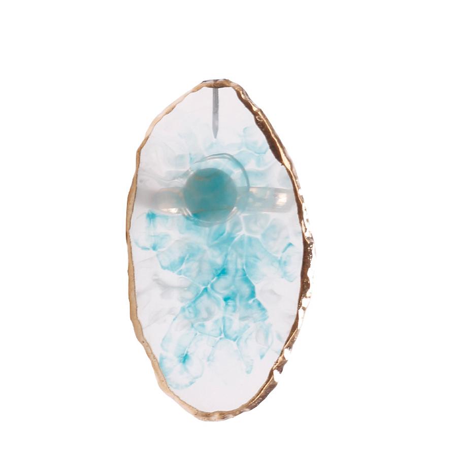 Палитра цветов для колец из смолы для нейл-арта, поднос для смешивания геля для нейл-арта, краски и дисплей