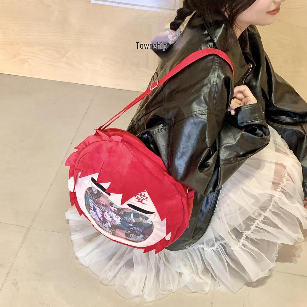 Аниме-рюкзак большой вместимости - Дизайн Наруто Гаары и Хацунэ Мику. Идеальный подарок на день рождения для поклонников аниме.