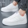 Fashion Men Casual Shoes White Platform Sneakers Outdoor Breathable Sport Shoes Lightweight Running Shoes Mens Tennis Shoes