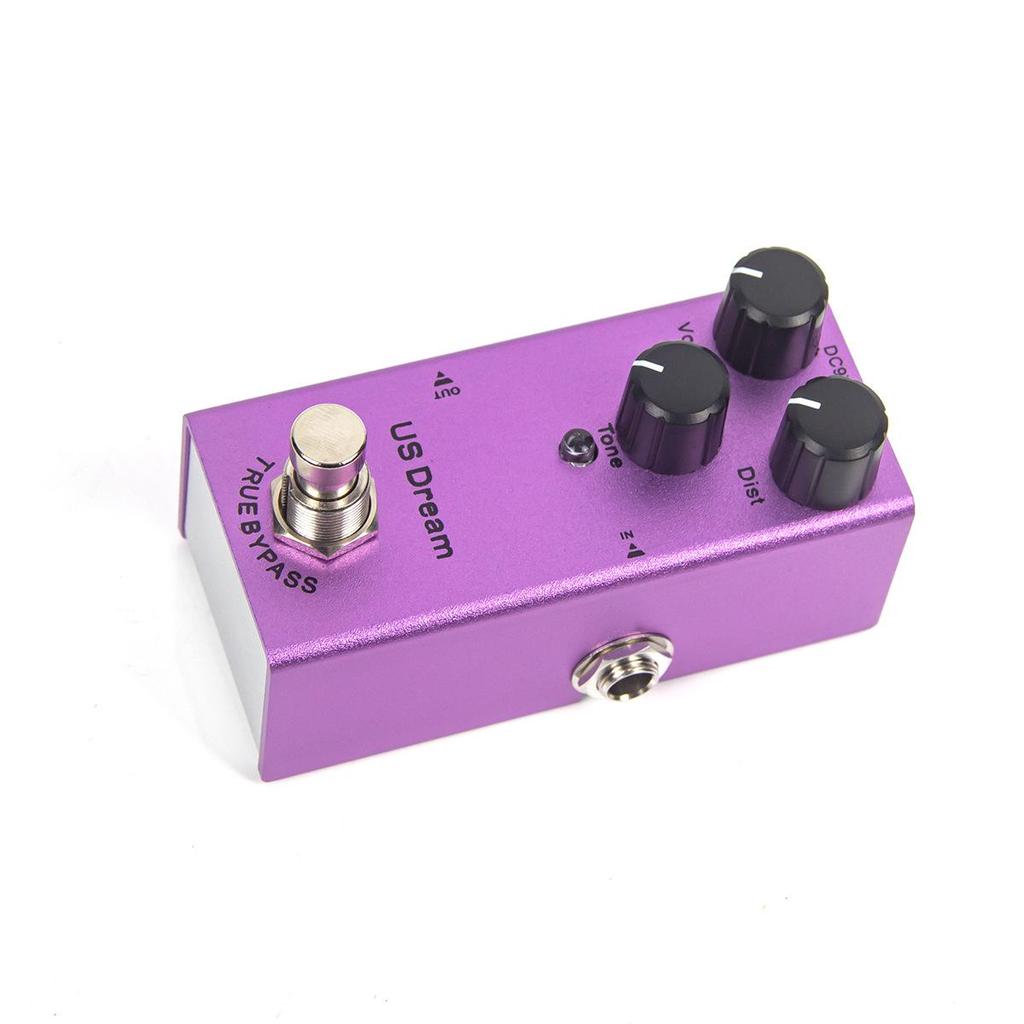 Electric Guitar Distortion & Reverb Effects Pedal