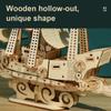 Деревянная 3D деревянная головоломка, винтажный океанский парусник, сделай сам, сборка, деревянная модель корабля, комплект, креативные подарки на Рождество и день рождения для взрослых