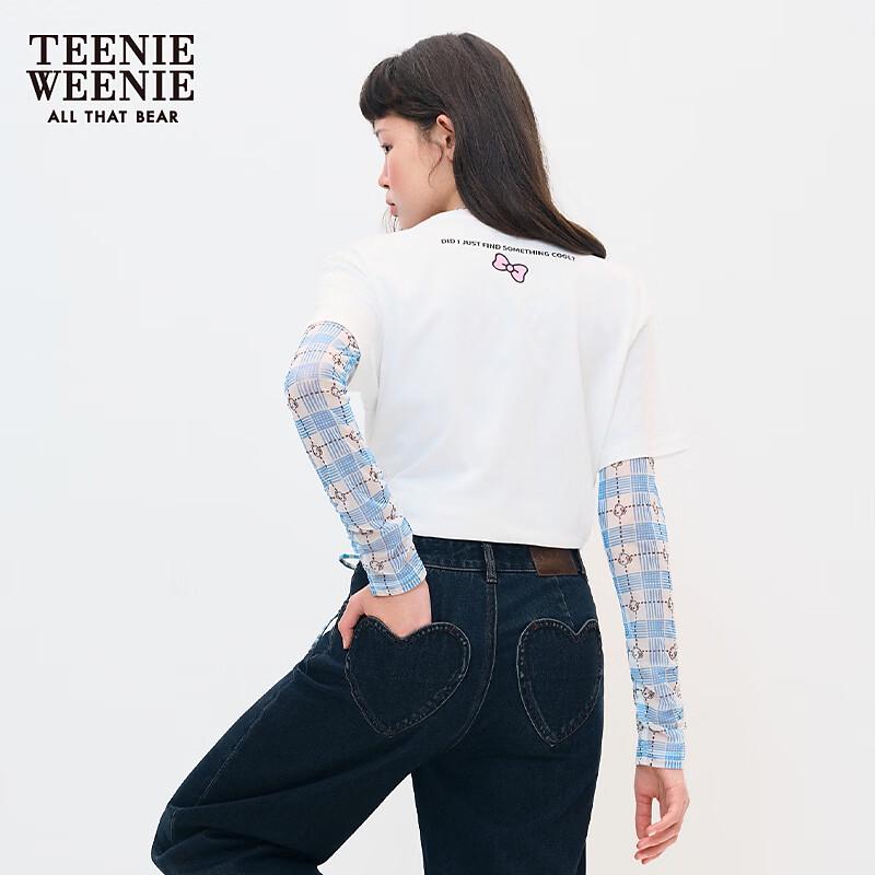 Teenie Weenie Женская футболка с буквой и мишкой