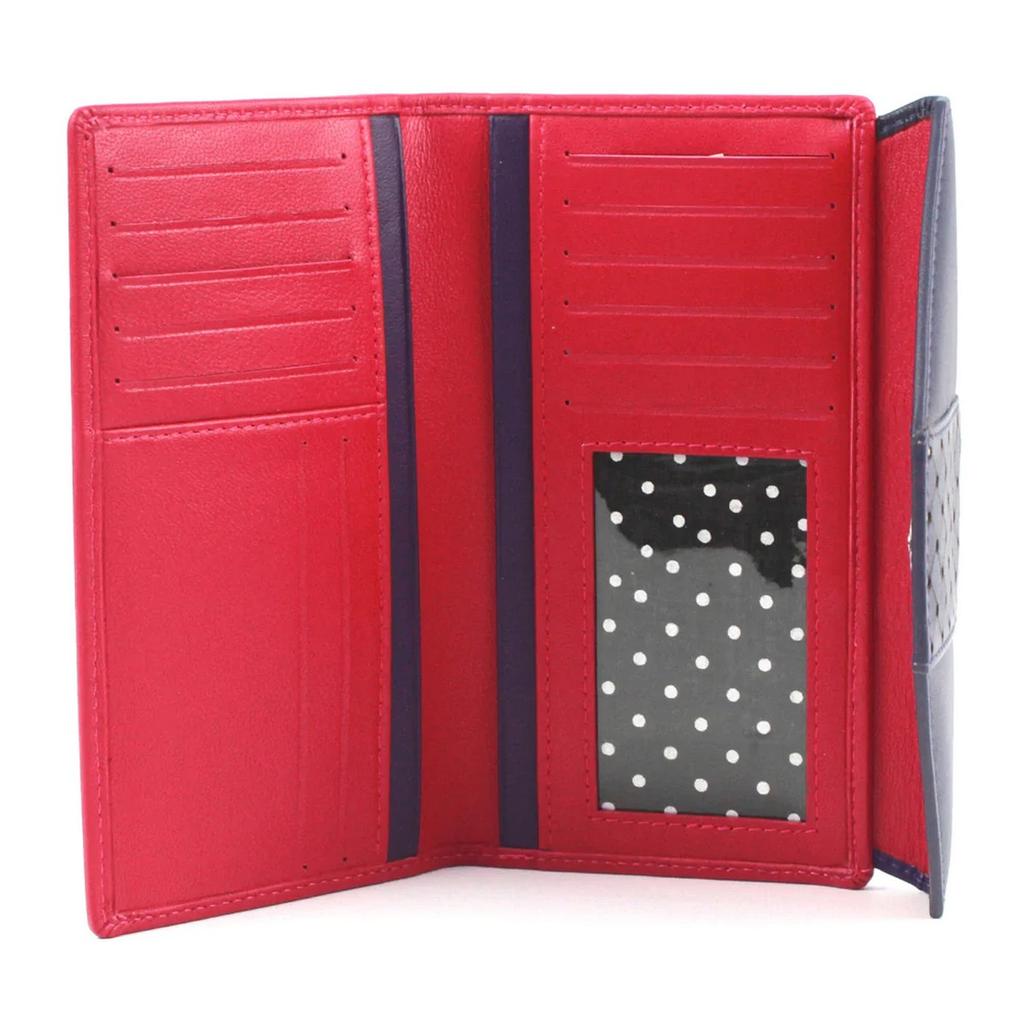 Eastern Counties Leather Кожаный кошелек Donna с контрастной вставкой