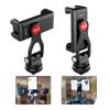 Tripod Smartphone Holder Smartphone Tripod Mount 360 Degree Rotation Angle Adjustment Cold Shoe Mount Vertical Bracket Camera Smartphone Monitor Mount
