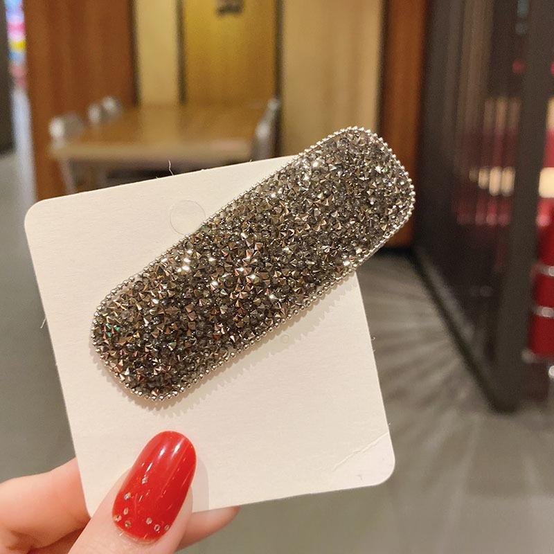 Красивые блестящие шпильки со стразами, креативные прямоугольные заколки для волос, женские аксессуары для волос