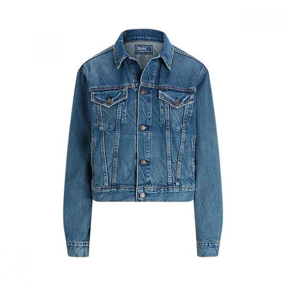 Polo Ralph Lauren Women S Denim Trucker Jacket  Wmpootwndk20025400 
