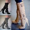 F Autumn and Winter New Products Fashionable Super High Heel Water Platform Tall Women's Boots