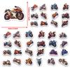 50 Cool Motorcycle Stickers Pack DIY Creative Stickers Stickers Suitcase Mobile Phone Stickers