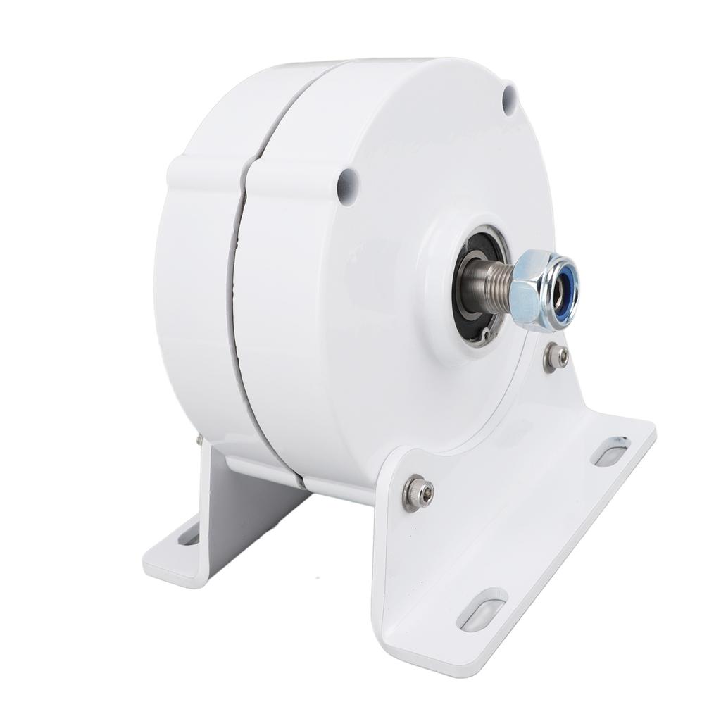 Permanent Magnet Generator Dual Shaft 24V 3 Phase Synchronous Generator Alternator with Base for