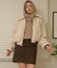 Bye Bye Seop Basic Wool Mini Skirt Brown [T34]