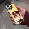 Чехол для телефона Toilet-b-ound Hanako-kun Для IPhone 17 Air 16 E 15 14 13 12 11 Plus Pro Max Электроокрашенный Прозрачный Мягкий Чехол