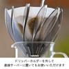 Hario Дриппер V60 SUIREN 02 Черный Кофе Ручное Заваривание Спиральные Ребра (1-4 чашки) VDSU-02-TB