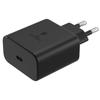 45W Fast Wall Charger - PHONILLICO - USB-C - Compatible Galaxy TAB S10/S9 - Black - Fast Charging