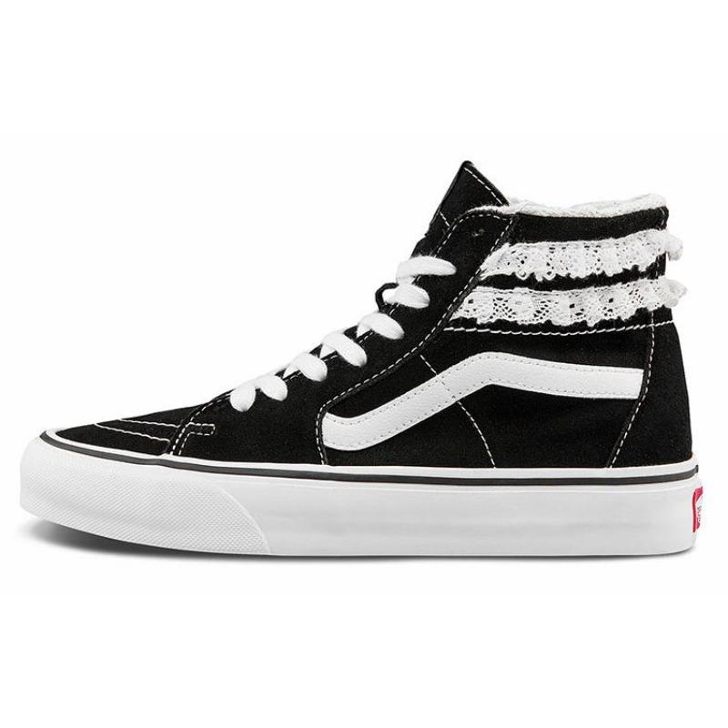 Sandy Liang x Vans SK8 Tapered Modular unisex high-top skate shoes black white VN0A7Q5TB7C