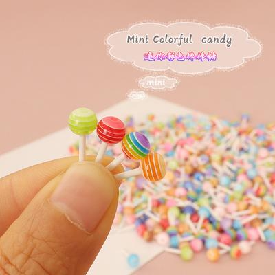 20 шт. Кукольный домик DIY Аксессуары Мини-еда для игры Мини-конфеты Игрушка Имитация Леденца Модель Украшение для супермаркета Игрушка для сцены с куклами