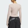 Adidas Originals Trefoil Corset Long Sleeve Tee Women Tops Miracle-Grey-Brown IX1911