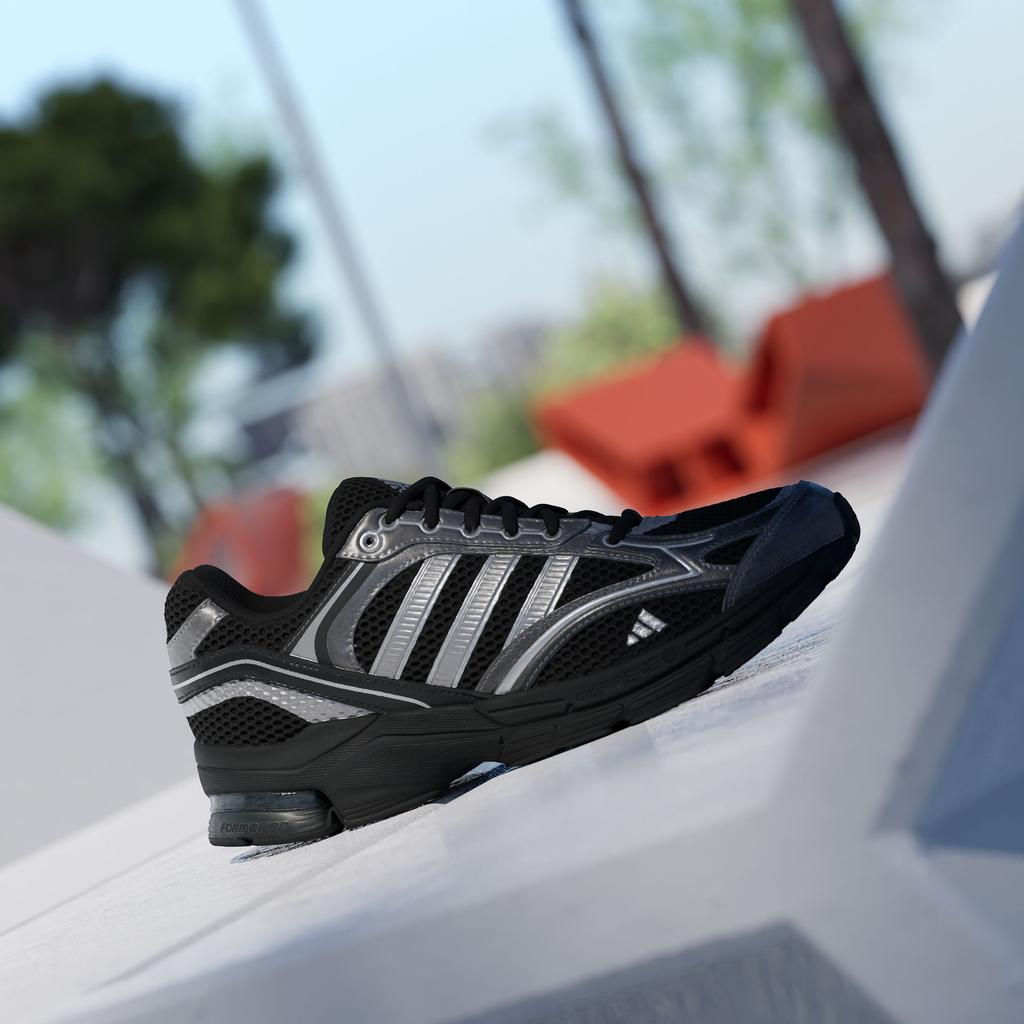 Adidas Spiritain 2000 Chunky Sneakers Unisex Low Top Black/Bright Meta