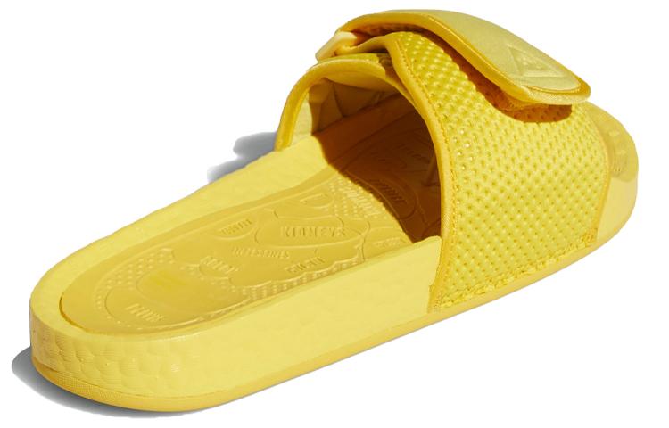 Шлепанцы Hu Pharrell x Шлепанцы Hu Adidas Originals Slides 'Bold Gold' H04407