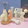 DIY Manual Abstract Body Half Woman Silicone Mold Candle Plaster Soap Aromatherapy Mold Art Decoration Candle Making Supplies