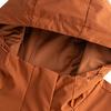 Anta Серия Training Color Block Толстовка на молнии с капюшоном Удобная Дышащая Универсальная Флисовая Подкладка Теплая Куртка Женские куртки Сахар-Кофе 162517624S-3