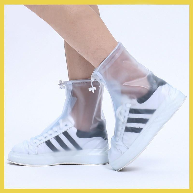 Водонепроницаемые и противоскользящие бахилы Утолщенные и износостойкие многоразовые бахилы от дождя