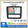 Car Radio Carplay Multimedia Player Android 14.0 for Ford Focus Exi MT AT 2004 - 2011 GPS Navigation Head Unit NO 2DIN 2 DIN DVD