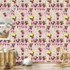 Teddy bears stars and flowers wallpaper for living room and bedroom 50x1000