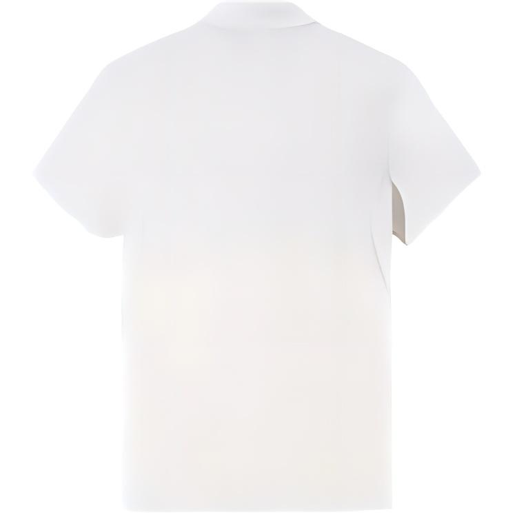 Anta Тренировочная серия Спортивный повседневный простой однотонный пуловер с коротким рукавом рубашка поло женские рубашки поло бумажно-белый 162527175-1