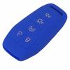 Jingyuqin Remote 5 Buttons силиконовый чехол для автомобильного ключа для FORD EXPLORER Fusion Mustang F150 для Lincoln MKZ MKC Smart Key