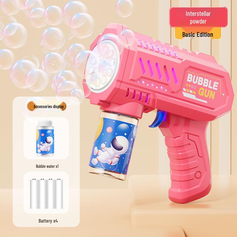 Ручная 10-дульная машина для выдувания пузырей Гатлинга – Автоматический пистолет для выдувания пузырей для детей