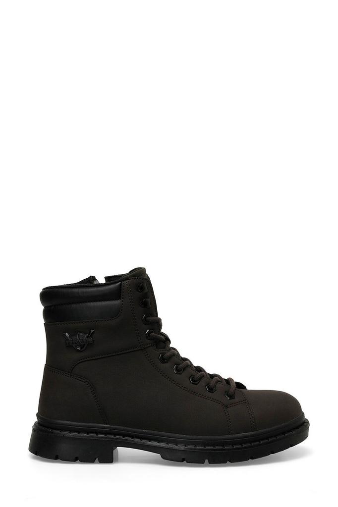 Men's Fashion Flat Heeled Booties Black Biker Boots Shoes