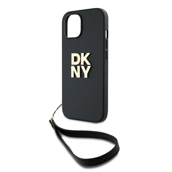 Dkny Dkhcp14Spbswsk Iphone 14 / 15 / 136.1 Czarny/Black Hardcase Wrist Strap Stock Logo