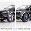 Совместимо для 1:24 модель автомобиля Lamborghini Urus, литая под давлением машинка с откатным механизмом, игрушечная машина, двери открываются, свет и звук, игрушки для мальчиков, подарки для детей и взрослых