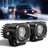 2x 3" 72W LED Light Pods Truck ATV UTV Offroad Driving Fog Lamp Spot Flood Beam