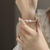 S999 Серебряный браслет для ног Женский свежий и модный стильный серебряный браслет Роскошный головной убор