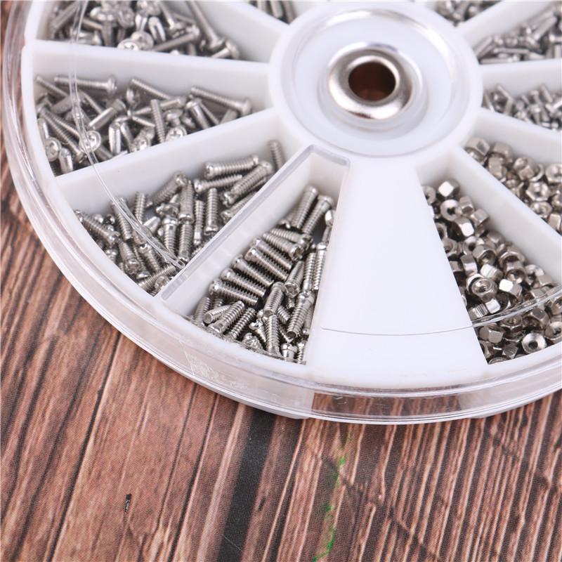 1000 шт., небольшой набор из 12 видов винтовых гаек, электроника