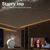 Galaxy Light Aurora Projector Night Light с пультом дистанционного управления Bluetooth White Noises Projection Light для декора детской комнаты Подарки на день рождения