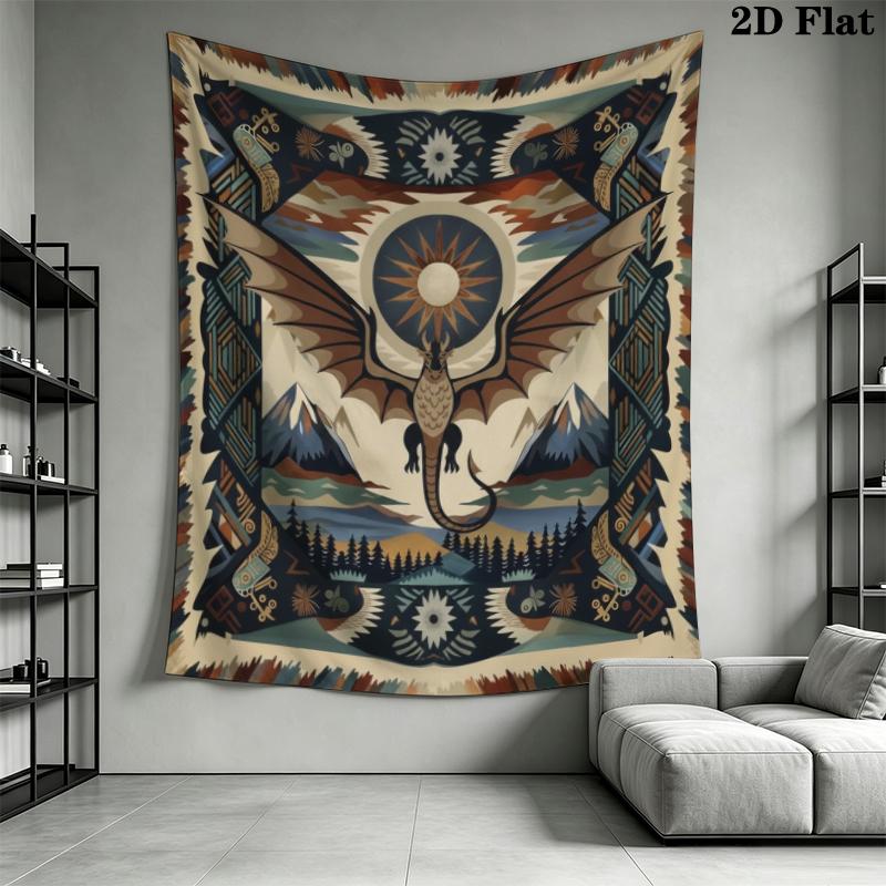 Tribalism animal Wall Tapestry Aesthetic Wall Hanging Printed Fabric Blanket Decorative Tapestries for Bedroom Living Room Home Decor