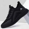 Round head men's shoes soft sole comfortable casual shoes trendy light breathable men's sports shoes