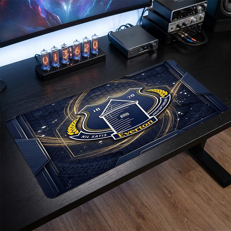 Игровой коврик для мыши Everton Football Print, большой, противоскользящий, расширенный, для офиса, дома