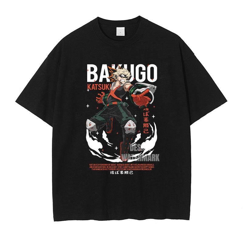 My Hero Academia Anime Tshirt OCHACO URARAKA Graphic T Shirt Vintage Washed Oversized Tshirts Women Men Short Sleeve Tees