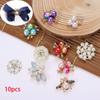 Crafts DIY Scrapbooking Flower Clothing Garment Decorative Bee Pearls Sewing Button Rhinestone