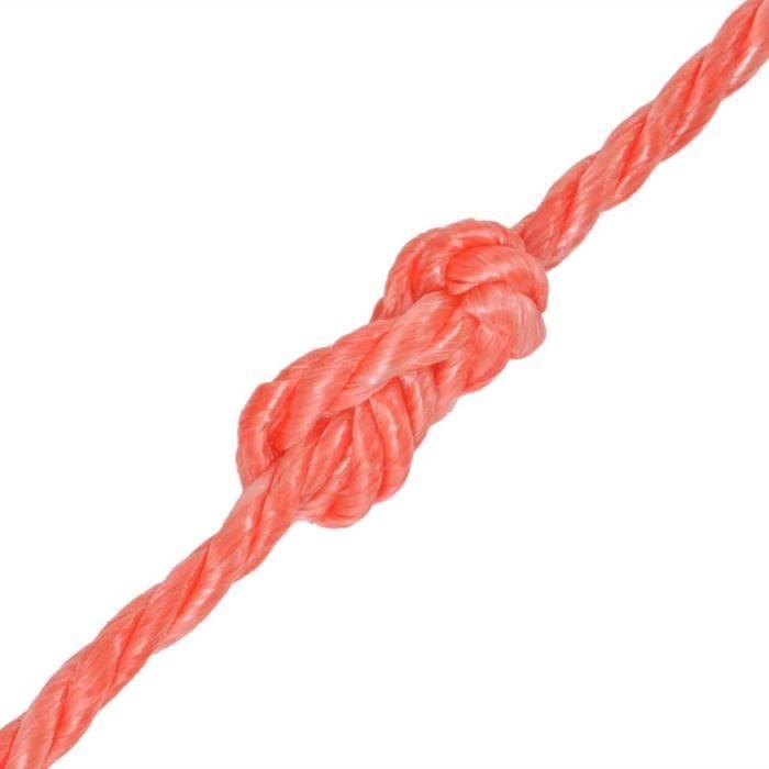 VidaXL Twisted Rope Polypropylene 10 Mm 500 M Orange