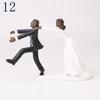 Funny Bride and Groom Figurines Romantic Marry Figurine Cake Toppers Dolls  Marry
