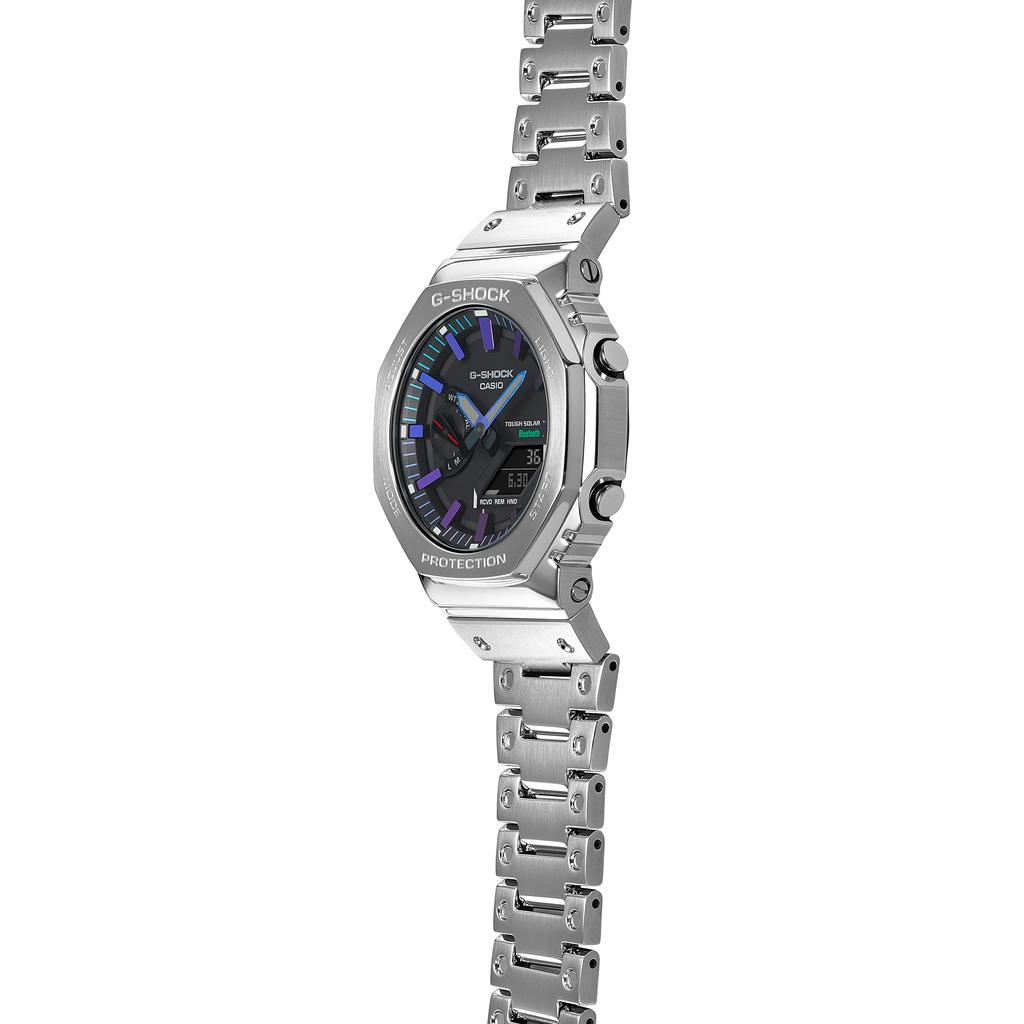 Casio Мужские часы G-SHOCK GM-B2100PC-1A, кварцевые, из нержавеющей стали, водонепроницаемые 200 м, ударопрочные