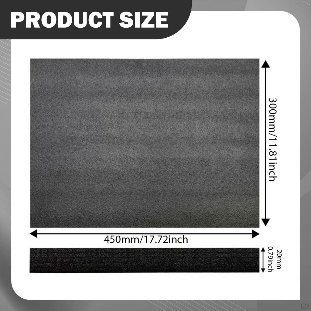 4 Pieces Tool Box Foam Inserts Shockproof Portable Liners Packing Pads for Crafting