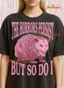 The Horrors Persist But So Do I Shirt, Hamster Meme Tee, Mental Health, 90s Vintage Retro Bootleg