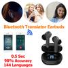 Наушники-переводчики с искусственным интеллектом, точность 99%, перевод на 144 языка в реальном времени, IPX6, беспроводное Bluetooth-устройство для умного голосового перевода